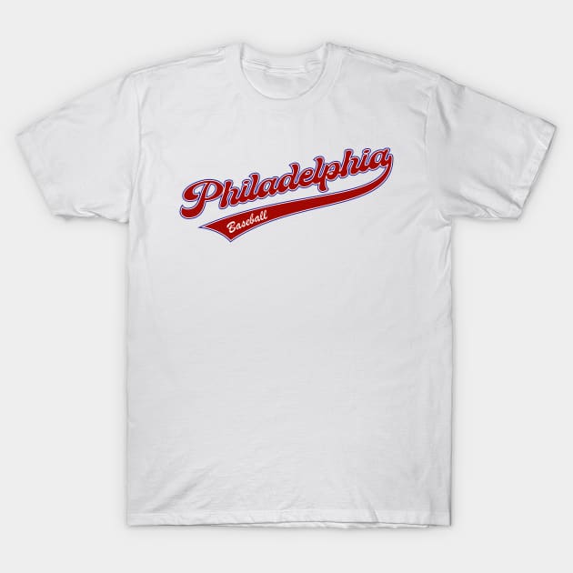 Philadelphia Baseball T-Shirt by Cemploex_Art